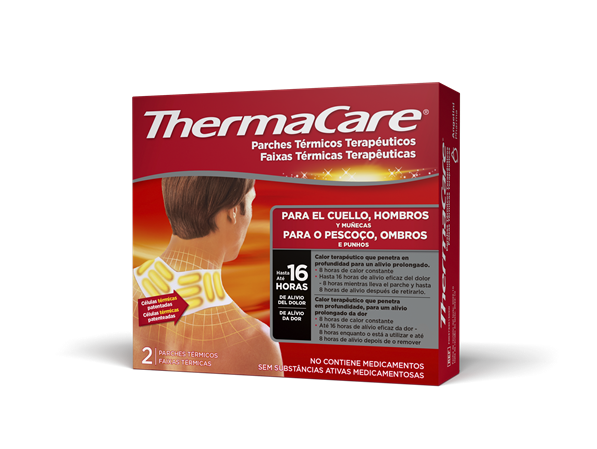 Parches de terapia de calor Cura-Heat, activados por aire, cuello hombro y  espalda, paquete económico 7 parches térmicos